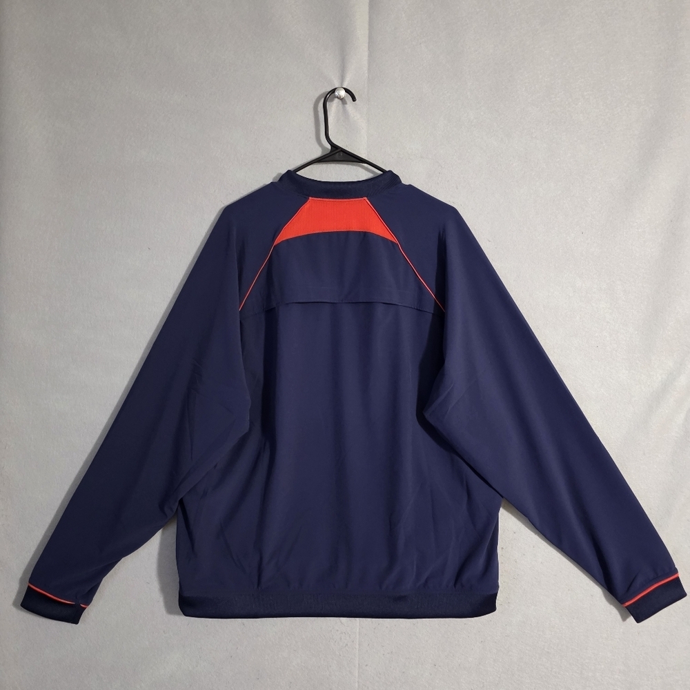 Under Armour Mens Auburn Tigers V Neck Long Sleeve Pullover Windbreaker Size M - Picture 9 of 12
